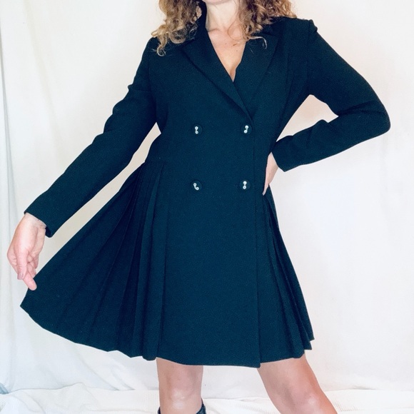 The Kooples Pleated Blazer Dress - Picture 4 of 7